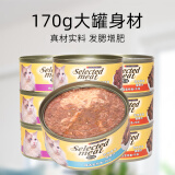 养只宠物猫罐头主食罐170g*8罐幼猫成猫咪专用零食增肥营养湿粮整箱 混合口味170g/8罐 170g