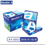 达伯埃（Double a）70g80gA4.A3.A5.B5.B4打印纸复印纸5包/箱 80克A4-5包/箱