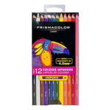PRISMACOLOR霹雳马彩色铅笔 彩铅笔 12色油性初阶画笔套装 学生绘画写生手绘美国三福霹雳马 速写 马克笔绘画