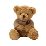 柏文熊脚印泰迪熊娃娃公仔毛绒玩具玩偶女朋友生日礼物浅棕60cm大抱枕