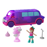 迷你波莉(POLLY POCKET)儿童玩具女孩生日礼物过家家玩具-汽车宝盒（盲盒玩具混装随机发货1个）GGC39