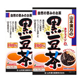山本漢方製薬株式会社黑豆茶焙炒养生茶护发红润气色独立包装30包 2盒装日本原装进口