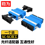 胜为（shengwei）光纤耦合器 SC双工对接头法兰盘 单模多模跳线兼容延长连接器 OCS-201