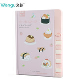 文谷(wengu)32K钢琴键密码本小学生 女生带锁日记本儿童女孩密码锁笔记本子手账本随身记事本 BL148淡粉A