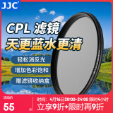 JJC CPL 偏振镜 偏光镜 偏光滤镜 削弱强反光 适用于佳能尼康索尼富士微单单反相机 超薄镜框多层镀膜 37mm