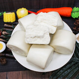 菇粮峪河南老面手工馒头戗面大馍馍原味早餐不加糖 刀切千层馒头25个
