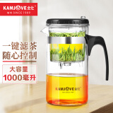 金灶（KAMJOVE）玻璃茶壶飘逸杯过滤茶水壶茶具 大容量茶水分离杯泡茶器泡茶壶