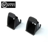 百臣 儿童安全座椅isofix接口引导槽汽车用isofix连接带导向槽卡扣配件 导向槽黑色一对【顺丰发货】