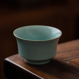 陶艺公社 茶杯 汝窑玛瑙釉内开片功夫茶具家用办公轻奢个人喝茶品茗杯单杯 古元杯-70ml