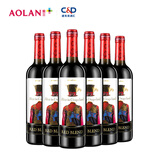 奥兰小红帽红酒爱丽丝干红葡萄酒750ml*6瓶 西班牙进口红酒整箱