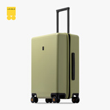 地平线8号（LEVEL8）行李箱密码拉杆箱男女托运大容量万向轮旅行者PC箱 24英寸芥末绿