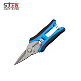 上匠不锈钢电工剪刀多功能电缆剪线槽剪子电子剪铁皮剪带剥线钳压接钳 上匠6寸多功能电工剪