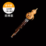 西马格（XIMAGE）葫芦丝乐器防摔耐用成人自学演奏小学生儿童初学练习民乐吹奏 防摔音符山水图C调+礼包