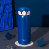 Diller 轻量保温杯日本SUS316不锈钢标 便携男女办公水杯儿童学生杯子 蓝色480ML 官方标配