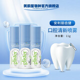 安利（Amway）安利口喷丽齿健口喷薄荷口腔清新喷雾剂 3只装