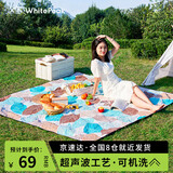 WhitePeak野餐垫公园休闲垫三层加厚防潮超声波野餐垫户外垫可机洗2mx2m