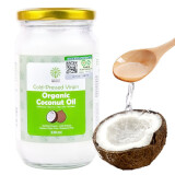 椰子奇迹（Coconut Miracle）冷压初榨有机椰子油330ml 斯里兰卡进口 生酮饮食烘焙烹饪食用油