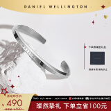 丹尼尔惠灵顿（DanielWellington）DW手镯女时尚饰品情侣对镯银色手环生日礼物送女友DW00400004