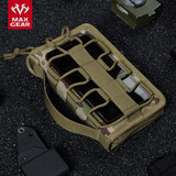 MAXGEAR玄武战术钱包男士手拿包战术尼龙模组钱包军风手包大容量多卡位 魔蝎迷彩(MultiCAM)