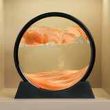 贝汉美（BHM）高档轻奢总经理办公室摆件工艺品高端大气客厅桌面书房酒柜装饰品 【简约百搭】12寸流沙画