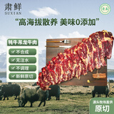 肃鲜 甘肃高原草膘牦牛肉原切吊龙纯草膘甘南牦黑牛 净重2斤源头直发 
