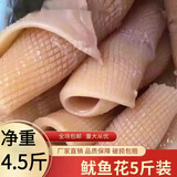 5斤新鲜大鱿鱼花卷生冻鲜墨鱼花目鱼筒商用海鲜水发鱿鱼 鱿鱼花 2500g(净重)  2500g