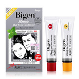 美源（bigen）美源染发剂日本进口美源发采快速染发霜植物遮白发染发膏 882棕黑色 80g *1