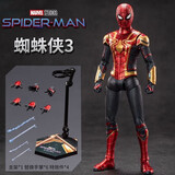 漫威（MARVEL）儿童生日礼物红金蜘蛛侠手办模型关节可动摆件送男生14岁+