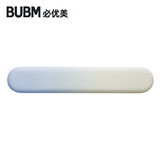 BUBM 护腕键盘手托记忆棉鼠标垫女鼠标手托护腕游戏垫腕托舒适布面可爱防滑纹理人体工学腕垫男 灰白蓝