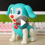 儿童会走路唱歌仿真会叫小狗1-2岁3宝宝男孩女孩抖音玩具WT 跳跳狗（粉）