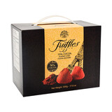 乔慕（Truffles）法国进口松露形巧克力70%纯可可脂黑巧克力情人节礼物生日礼物 70%纯可可脂黑巧礼盒盒装500g