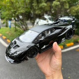 奥图亚奥拓 1:18兰博基尼Huracan LIBERTY WALK 汽车模型 跑车模型 黑色 79244