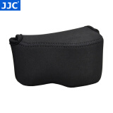 JJC 相机内胆包 收纳保护套 适用于索尼A6600 A6100 A6000 A5100 A6300 A6400 ZV-E10 RX1RII微单配件 OC-S1BK小号 黑色