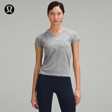 lululemon丨Swiftly Tech 女士运动短袖 T 恤 2.0 *Race LW3FQHS 石板灰/白 S /6