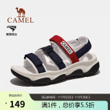 骆驼（CAMEL）2024夏季新品户外魔术贴凉鞋男女溯溪涉水速干沙滩鞋F24B162020