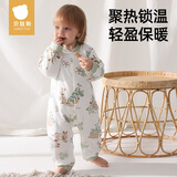 贝肽斯婴儿衣服夹棉连体衣秋冬款新生儿男女宝宝保暖外出棉服哈衣
