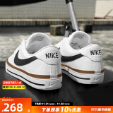 耐克（NIKE）男鞋板鞋 24秋季新款时尚运动鞋舒适耐磨低帮运动休闲鞋滑板鞋 COURT LEGACY/白棕/建议拍大半码 44(内长280mm)