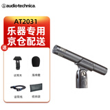 铁三角AT2031电容麦钢琴二胡古筝吉他人声乐器弹唱话筒小震膜ASMR助眠立体声麦克风