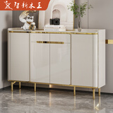 智新木王简约鞋柜岩板家用门口多功能大容量入户门厅玄关客厅隔断柜储物柜