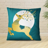 北欧轻奢抱枕靠垫客厅沙发抱枕套办公室午睡枕含芯腰靠床上大靠枕 一鹿平安 40*40cm抱枕【枕套+枕芯】