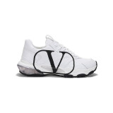 华伦天奴 VALENTINO 男士牛皮系带休闲运动鞋白色 VY2S0B05 DDS 6L0 41码