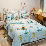 多喜爱家纺新品全棉可水洗机洗空调被夏凉被 卡通全棉空调被 【亲肤柔软 舒爽透气 】小小霸王 152*218cm