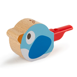 Hape早教儿童鹦鹉小鸟口哨卡祖笛小火车亲子互动玩具男女孩节日礼物 蓝色小鸟口哨 E0473