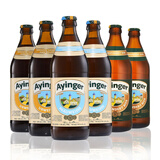 艾英格Ayinger德国原装进口精酿5号多花小麦巴伐利亚原创小麦啤酒500ML 艾英格3口味 500mL 6瓶 组合装