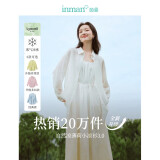 茵曼莱赛尔天丝女装轻薄衬衫2025夏季新品衬衣上衣 新升级-象牙白 M