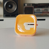 赛塔林（syitren）R400 CD机 复古纯CD播放机 光盘光碟专辑播放器 蓝牙连接 七夕情人节礼物 芝士黄套装