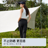 ubras【特卖】透气防晒裤防晒衣女阔腿裤女防紫外线休闲长裤女 防晒卫裤-黑色 M