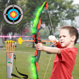 糖米儿童弓箭玩具发光射箭吸盘亲子户外竞技男女孩节日生日六一儿童节礼物