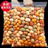 每果时光多彩鱼皮花生多味红皮花生米下酒菜坚果炒货儿童解馋休闲零食小吃 【袋装·1斤】4种口味：净重500g*1包
