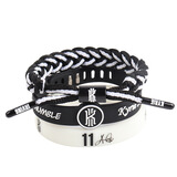 尚戈（SHANGGE）篮球手环硅胶可调节手环科比詹姆斯库里欧文手绳送男友生日礼物 欧文篮网款（3条装）